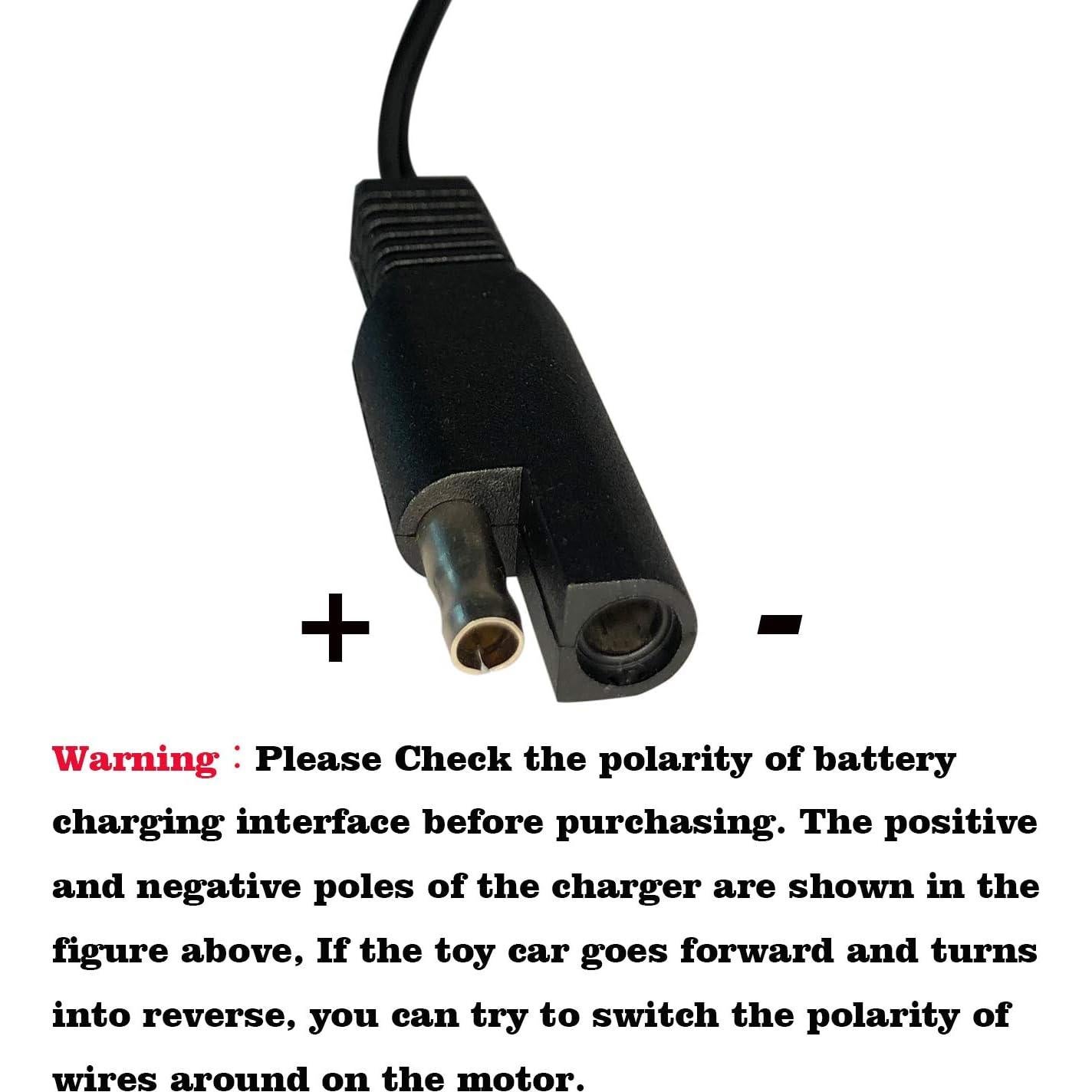 6V Kids Ride On Car Charger 6 Volt Battery Charger for Pacific Cycle Disney Quad 4,UL Cetified