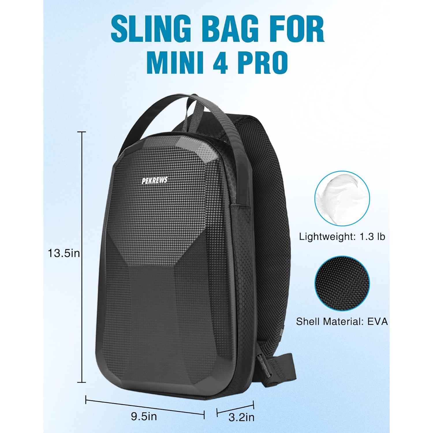 Funda Mochila PEKREWS Mini 4 Pro Impermeable 34x24cm