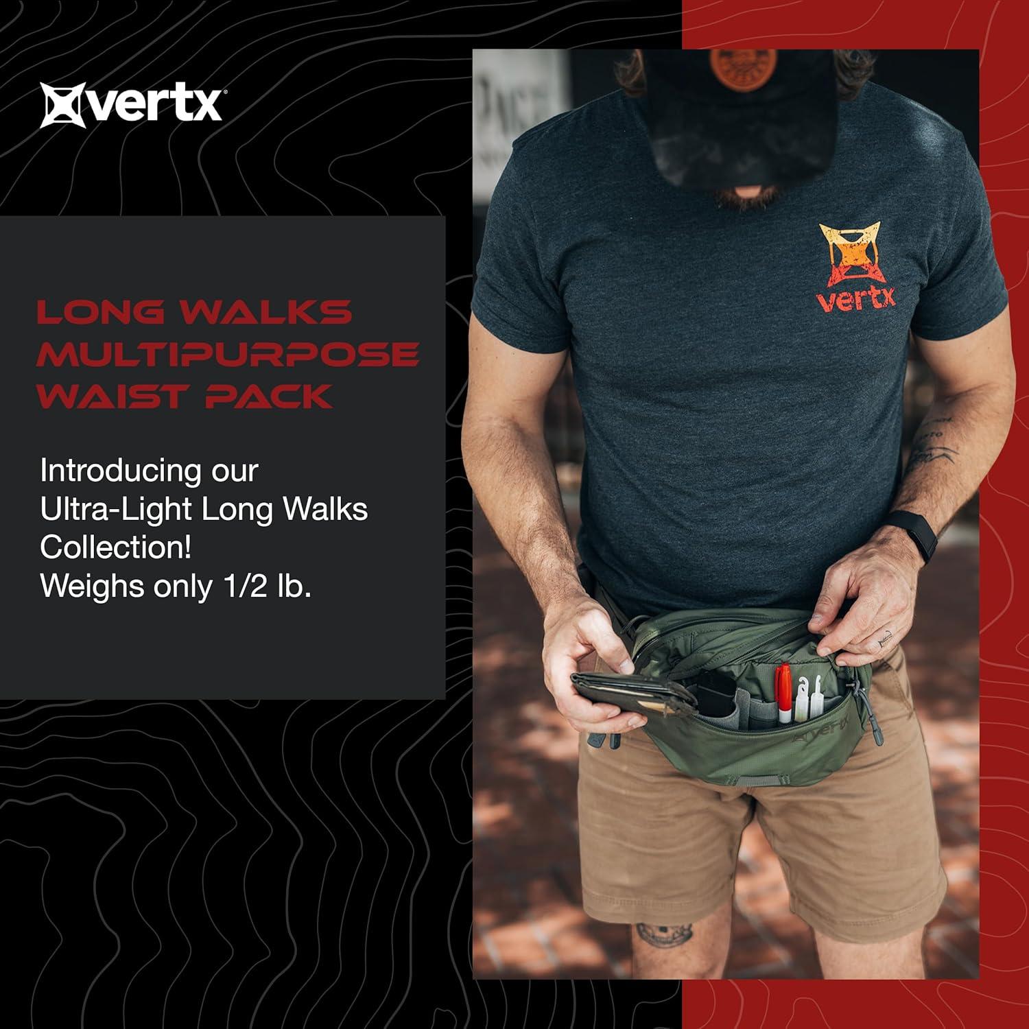 Mochila Táctica de Cintura Vertx Long Walks 2L Verde Canopy