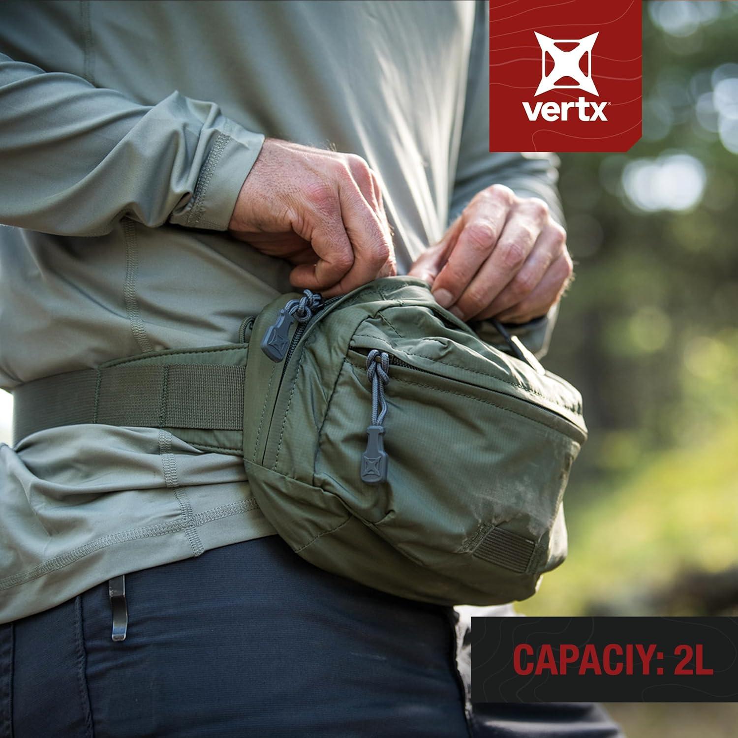Mochila Táctica de Cintura Vertx Long Walks 2L Verde Canopy