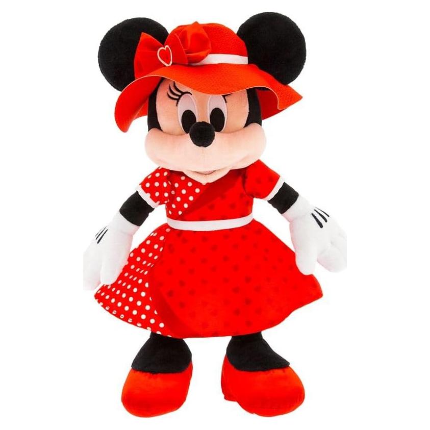 Peluche Minnie Mouse San Valentín Disney 30.48 cm Detalles Bordados