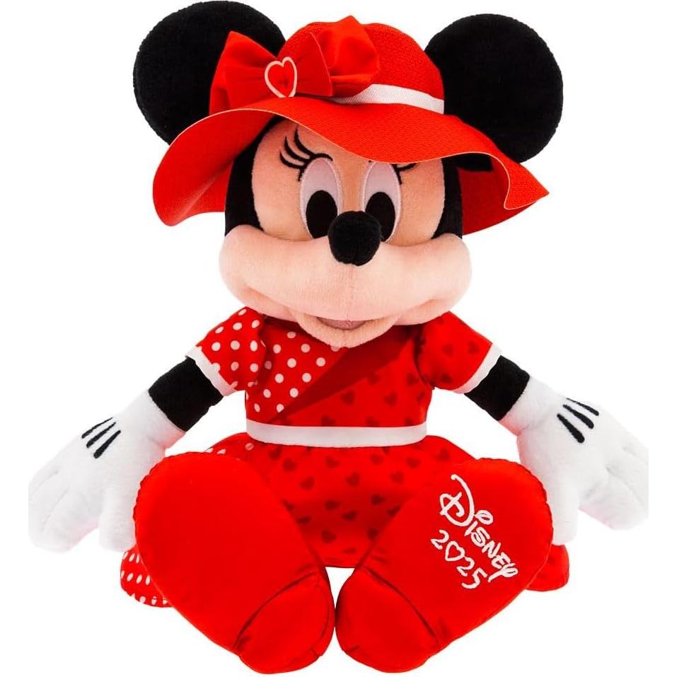 Peluche Minnie Mouse San Valentín Disney 30.48 cm Detalles Bordados