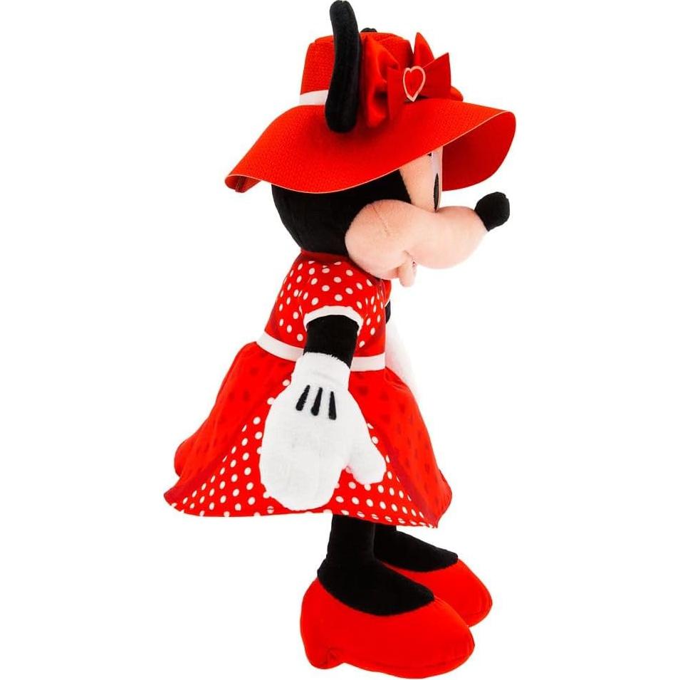 Peluche Minnie Mouse San Valentín Disney 30.48 cm Detalles Bordados