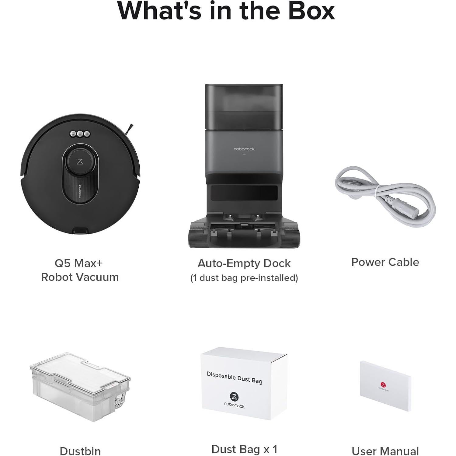 Aspiradora Robot Roborock Q5 Max+ 5500 Pa Autovaciado