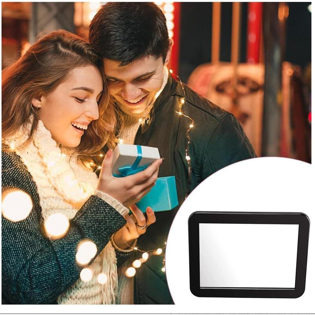 Espejo Magnético Mpowtech 12.7x17.8 cm Negro para Casillero