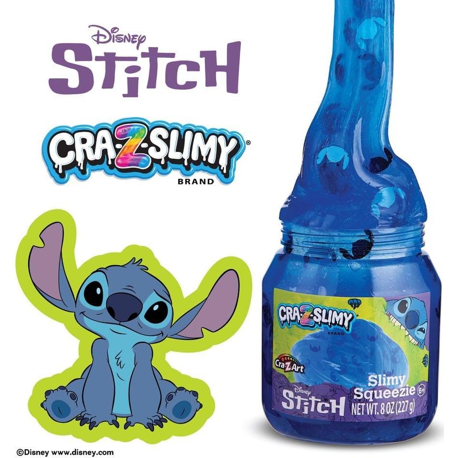 Slime Azul Brillante Disney Stitch 227g - Cra-Z-Art