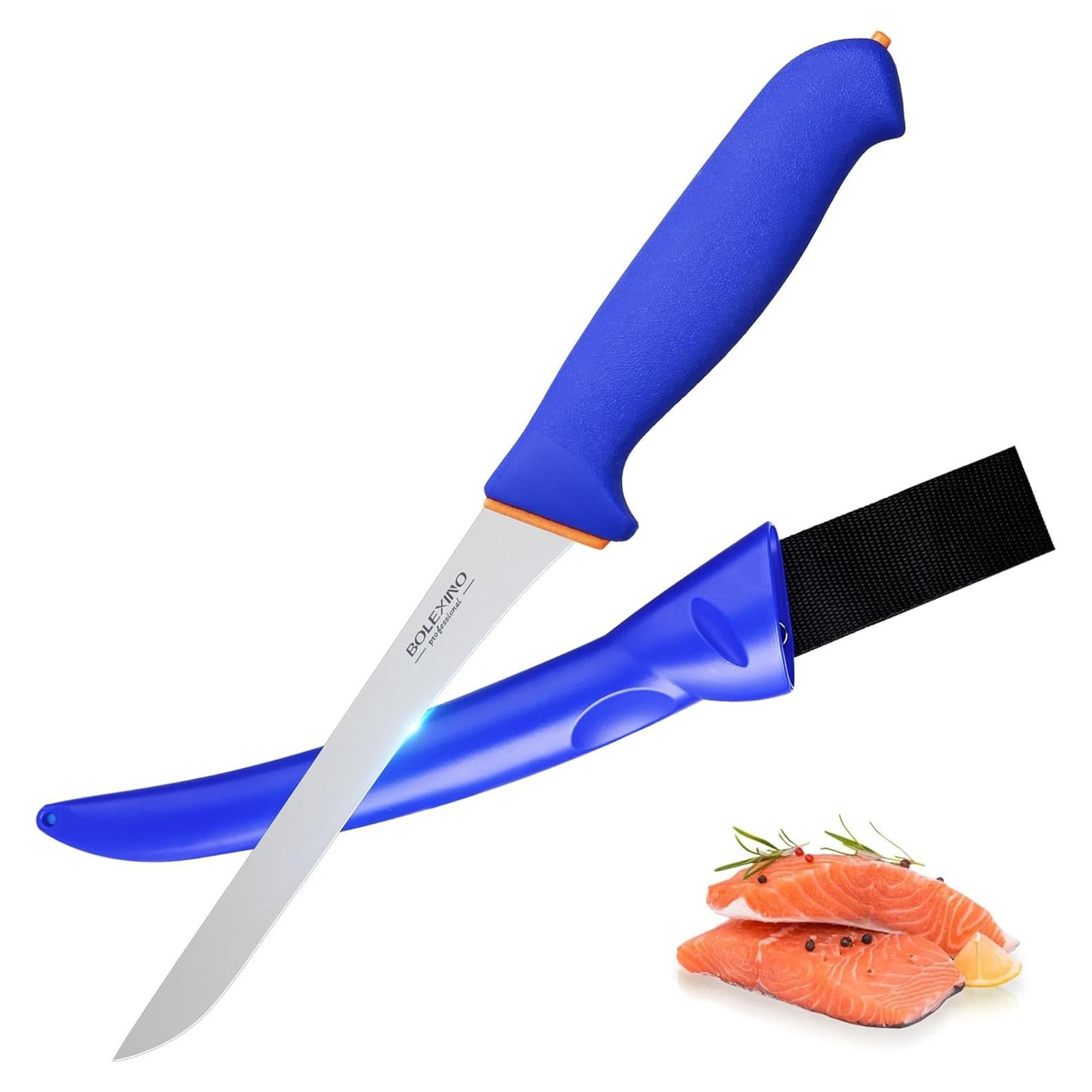 Cuchillo de Filete de Pescado BOLEXINO 17.8 cm Acero Inoxidable
