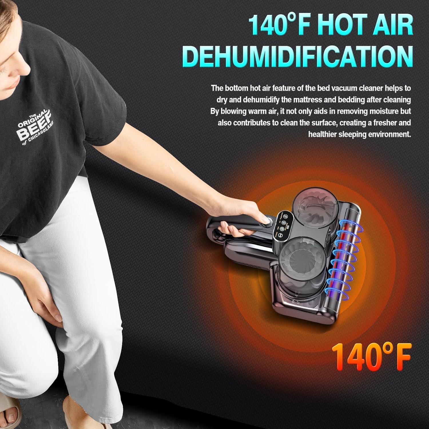 Limpiador de colchones YUFAC UVC-S1600-Pro 500W con luz UV-C