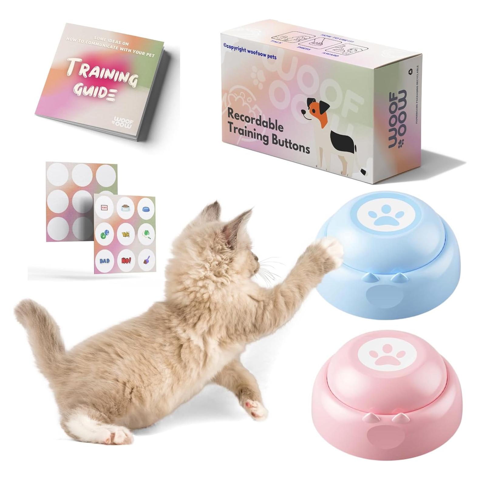 Botones de Grabación de Voz para Perros WOOFOOW - 2 Unidades