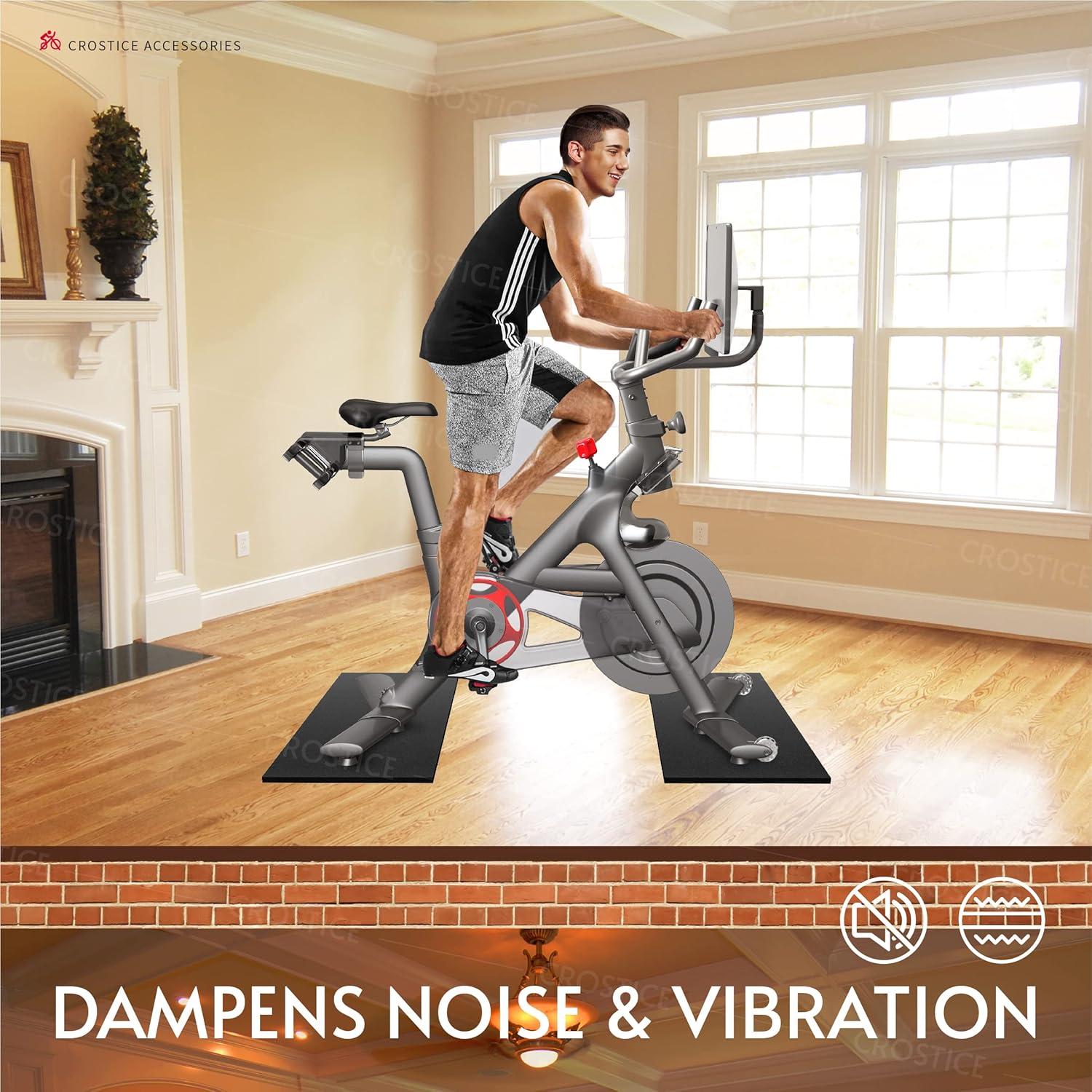 Alfombrilla Doble Antideslizante Crostice 30x61 cm para Bicicleta