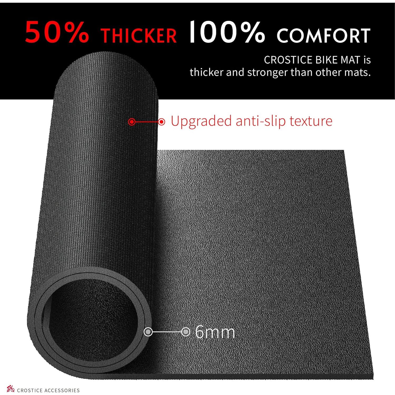 Alfombrilla Doble Antideslizante Crostice 30x61 cm para Bicicleta