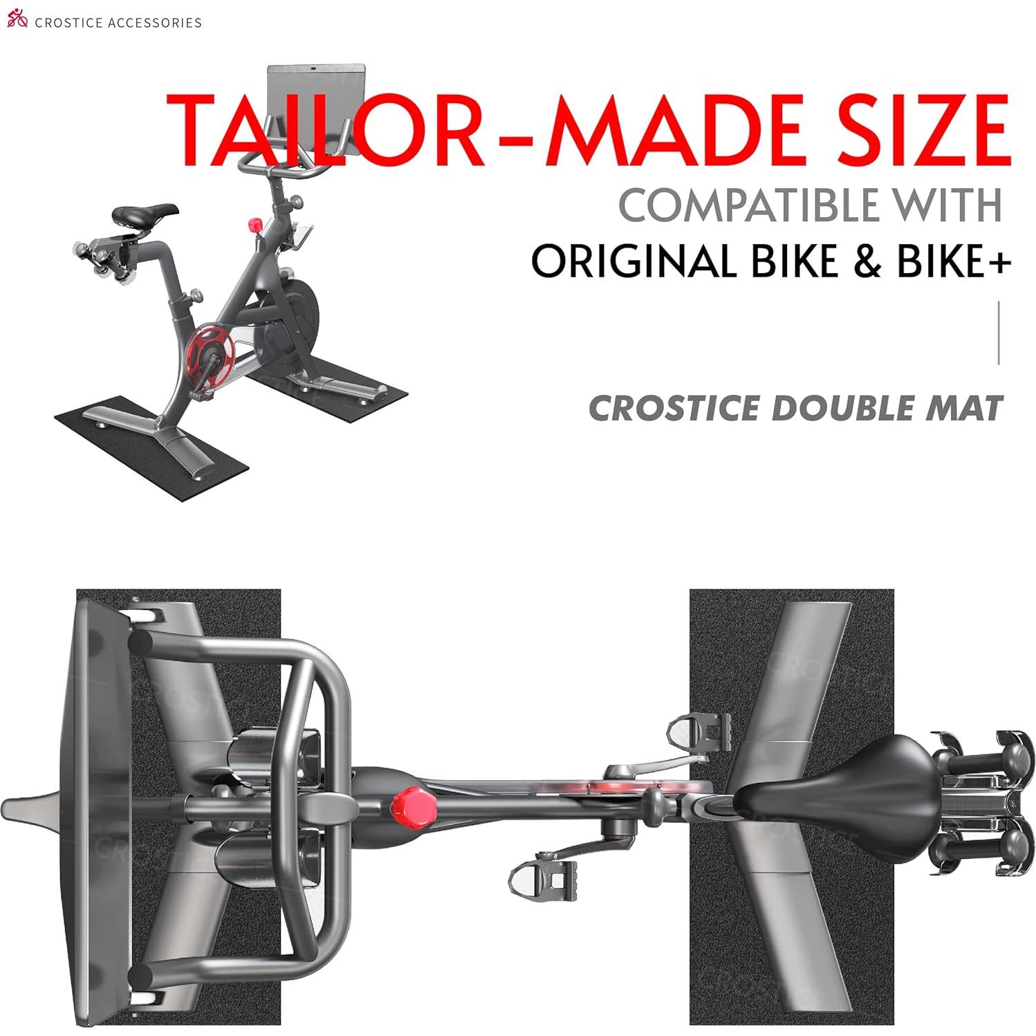 Alfombrilla Doble Antideslizante Crostice 30x61 cm para Bicicleta