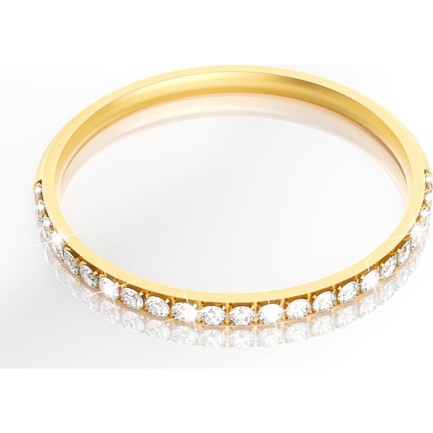 Anillos Apilables Baño de Oro 14K para Oura Ring 4/Gen 3