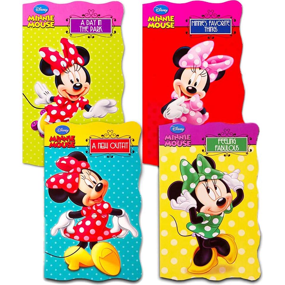 Conjunto de 4 Libros de Cartón Disney Minnie Mouse