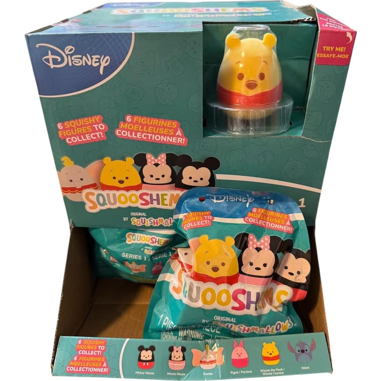 Squishmallows Squooshems Disney 3-Pack Jazwares - Mini Juguetes