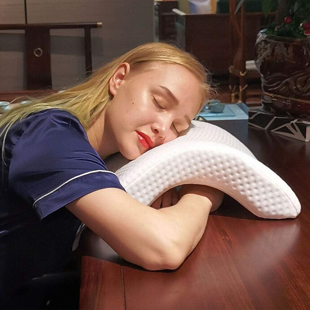 Almohada Cervical ALEVMOOM Espuma de Memoria Gris 38x36x15cm