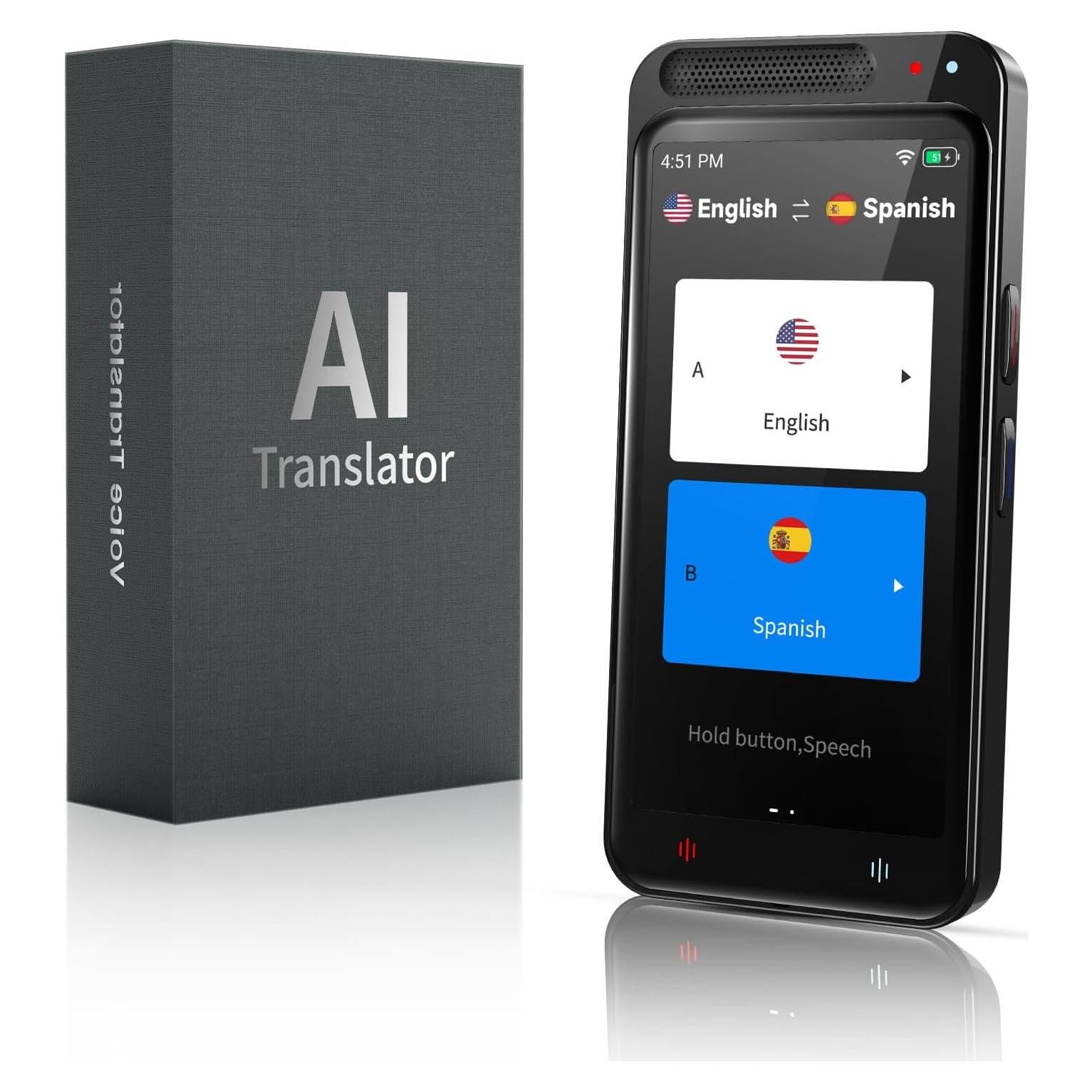 Traductor de Idiomas PHILIMORE Z6 138+ Idiomas Pantalla 4.1"