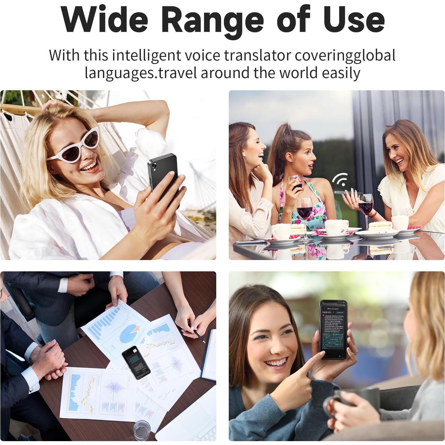 Traductor de Idiomas PHILIMORE Z6 138+ Idiomas Pantalla 4.1"