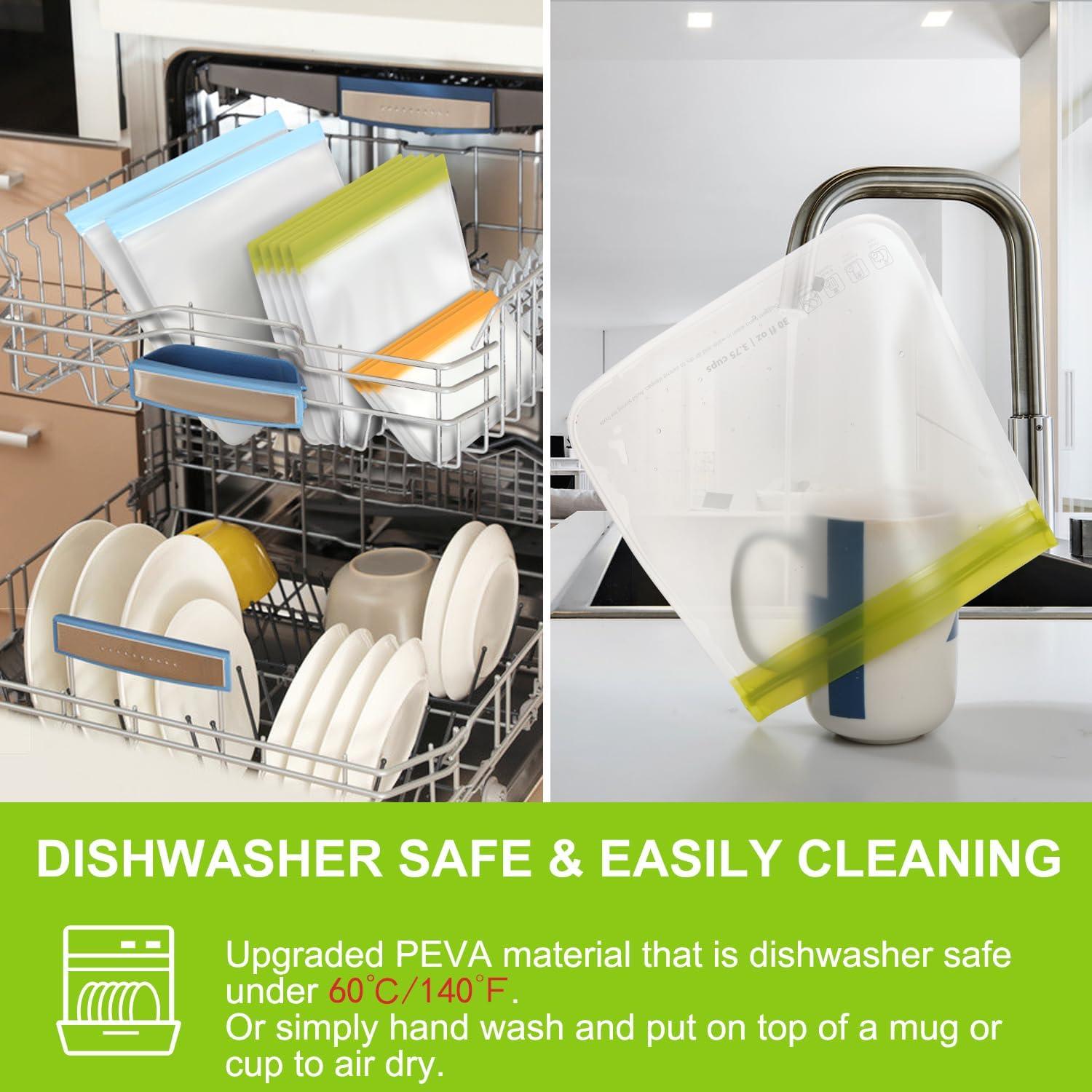 Bolsas Reutilizables de Congelador SPLF 6 Galones Multicolor