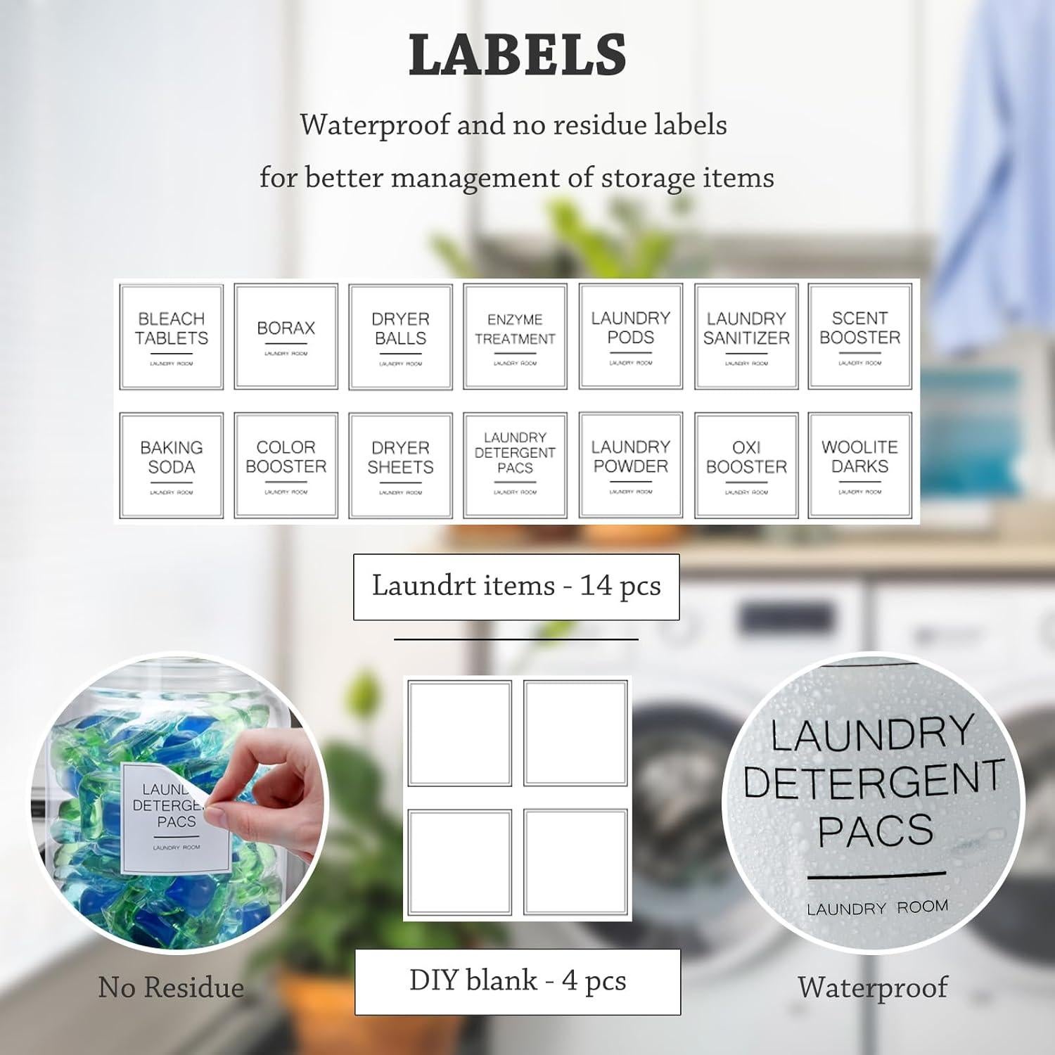 Tarros de vidrio herméticos FyndraX 2 Paquete 64 oz con etiquetas