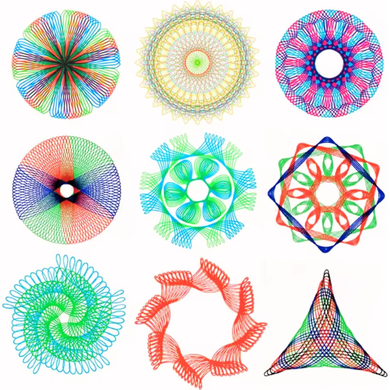 Kit de Dibujo Espiral SHIZAM - 22 Piezas para Todas las Edades