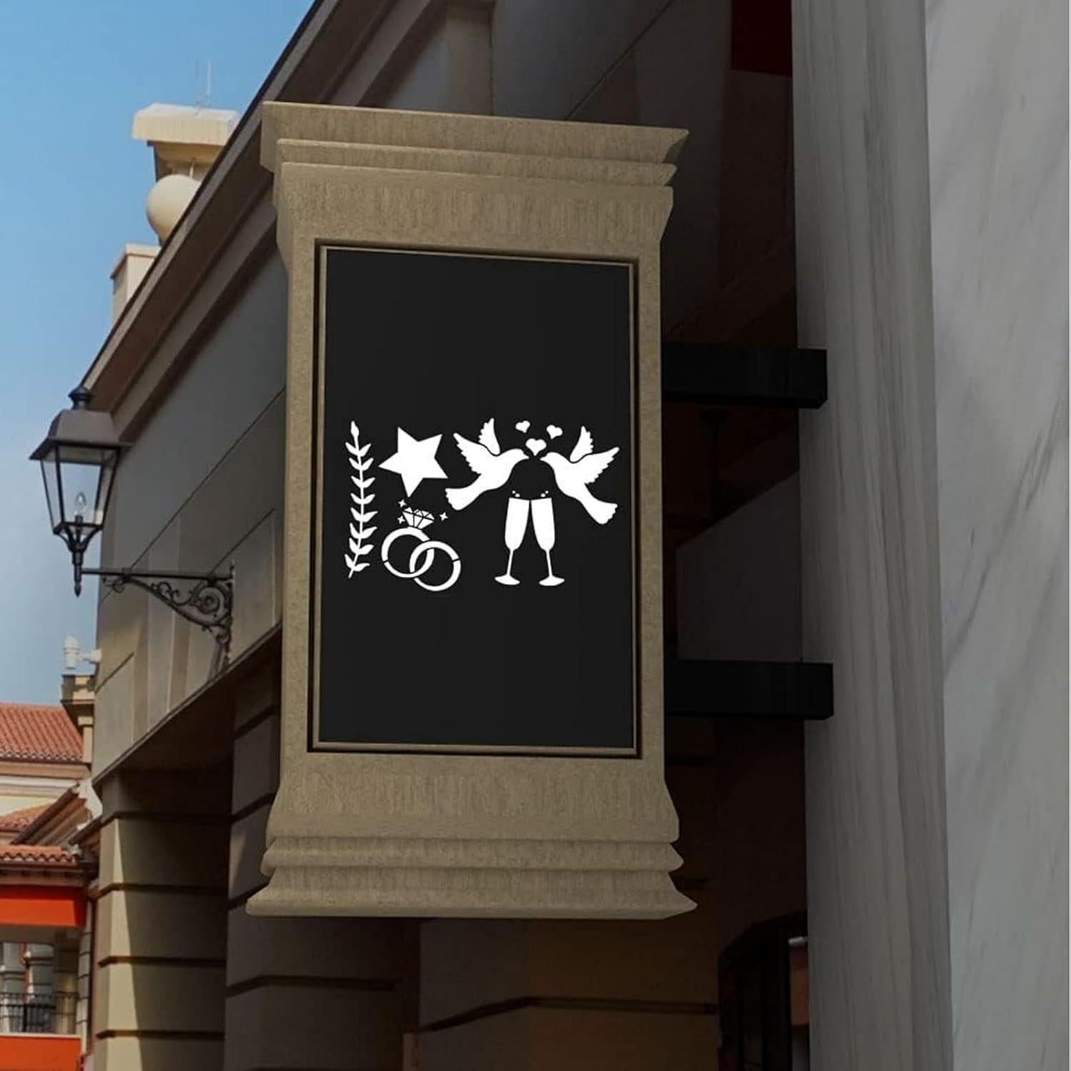 Plantillas de Letras Grandes Lofivilra 21x14 cm Reutilizables