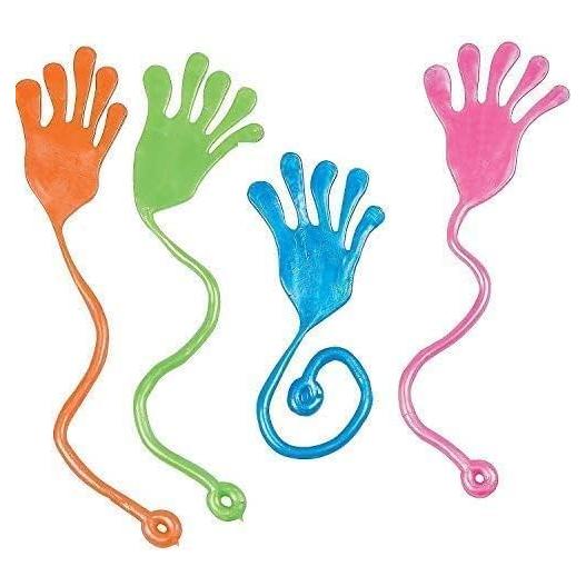 Tuko 20PCS Manos Pegajosas Estirables para Niños - Juguetes Divertidos