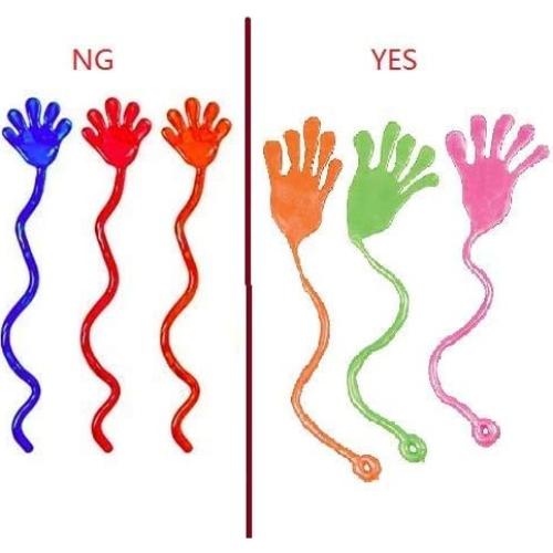 Tuko 20PCS Manos Pegajosas Estirables para Niños - Juguetes Divertidos