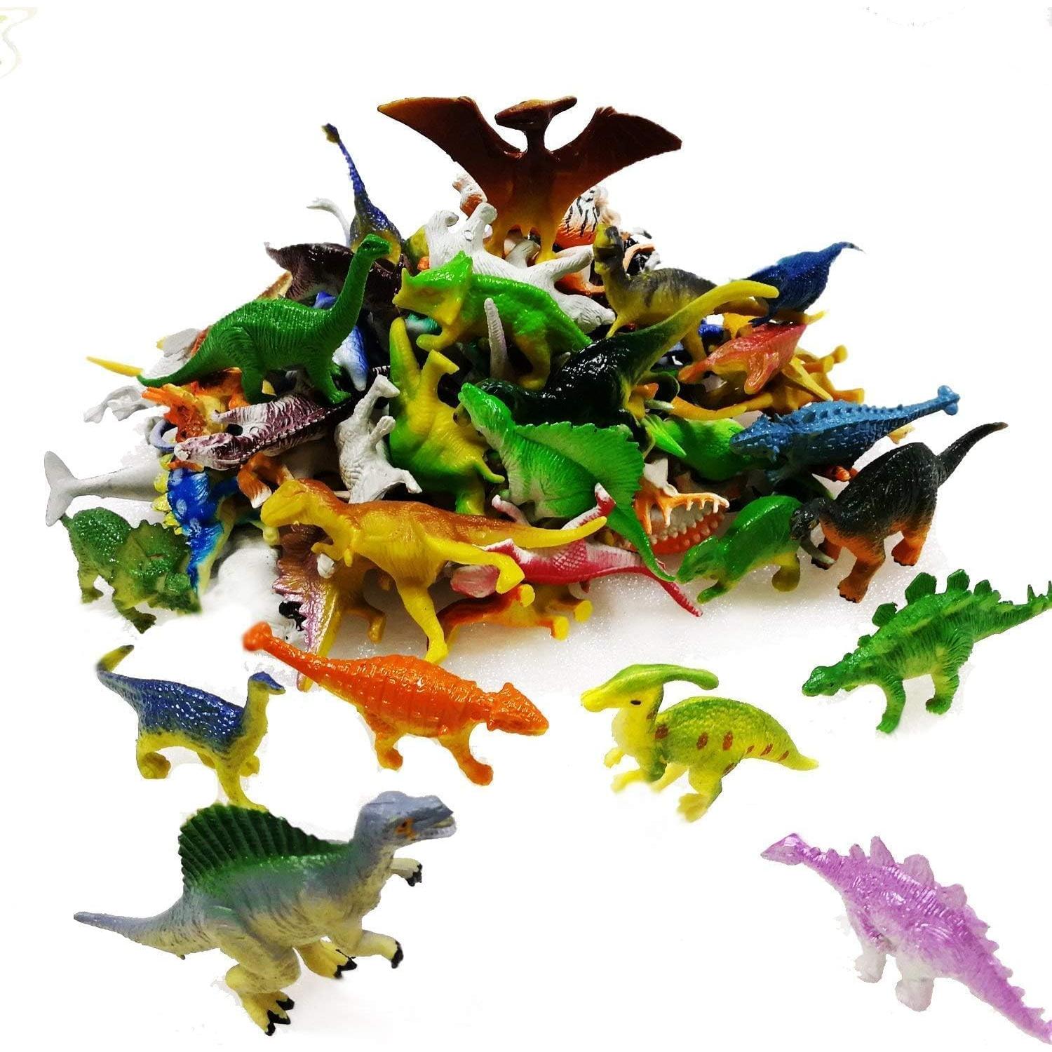 Set de Juguetes de Dinosaurios 78 Piezas Aventura Creativa