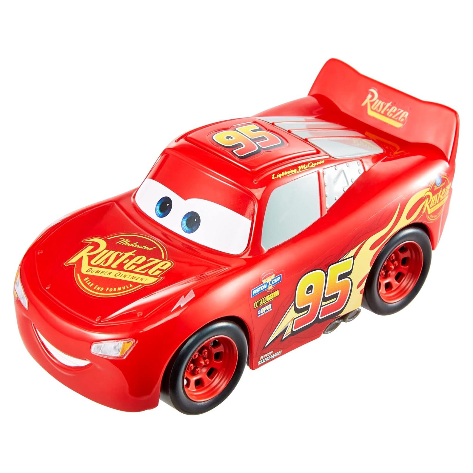 Juguete Rayo McQueen Track Talker Disney 14 cm con Sonidos