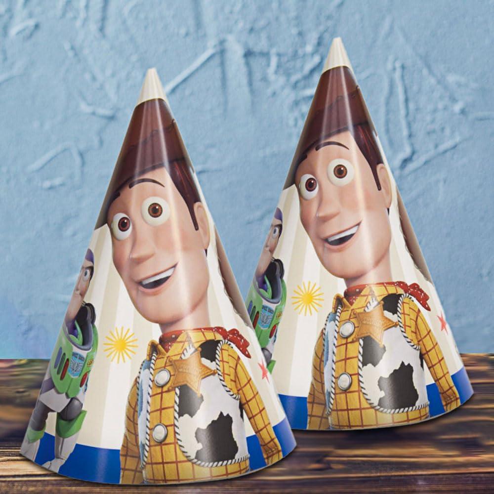 Sombreros de Fiesta Cono Disney Toy Story 4 - 8 Pcs Multicolor
