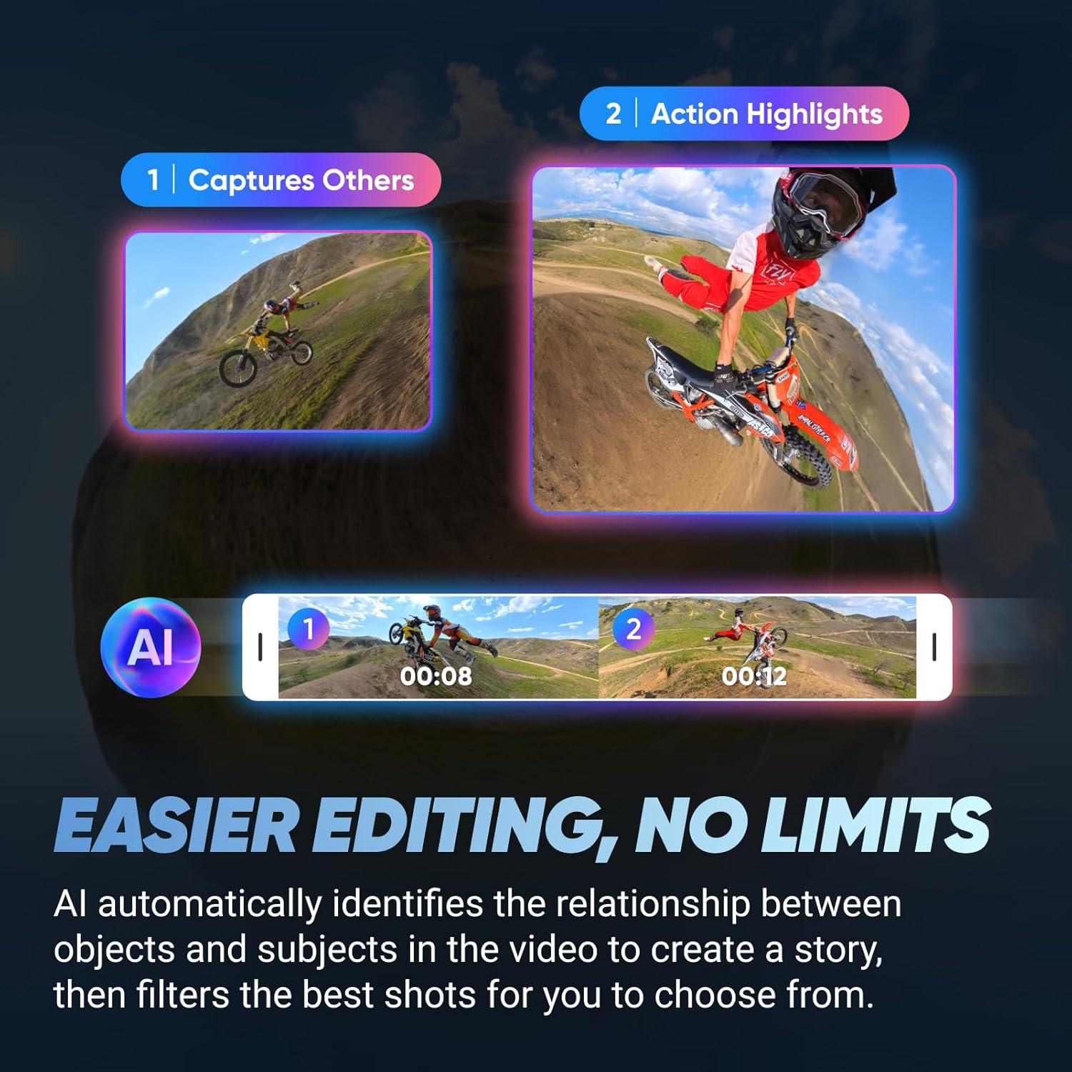 Cámara de Acción 360 Insta360 X4 Resistente 8K + 256GB