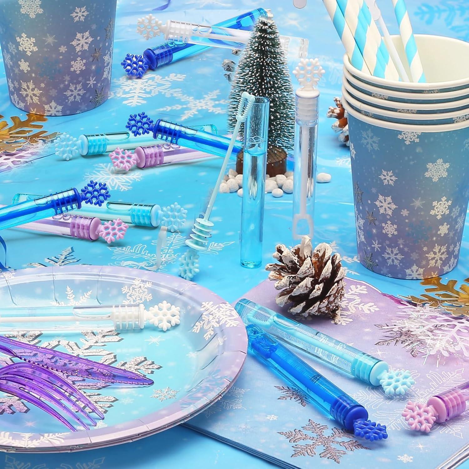 32 Varitas de Burbuja Copo de Nieve Cawiew 10,67 cm