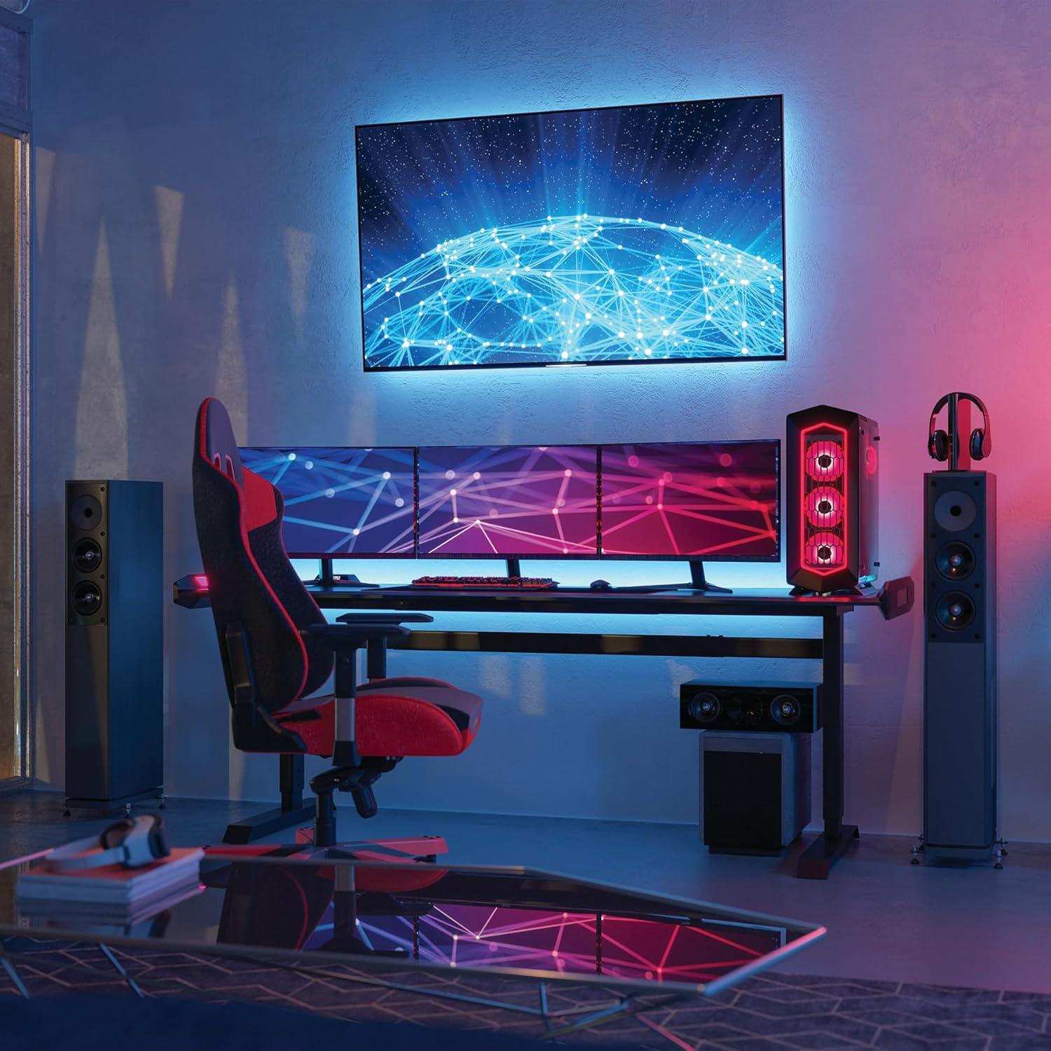 Tira de Luz LED Inteligente Feit Electric 4.88m RGBW Control Remoto