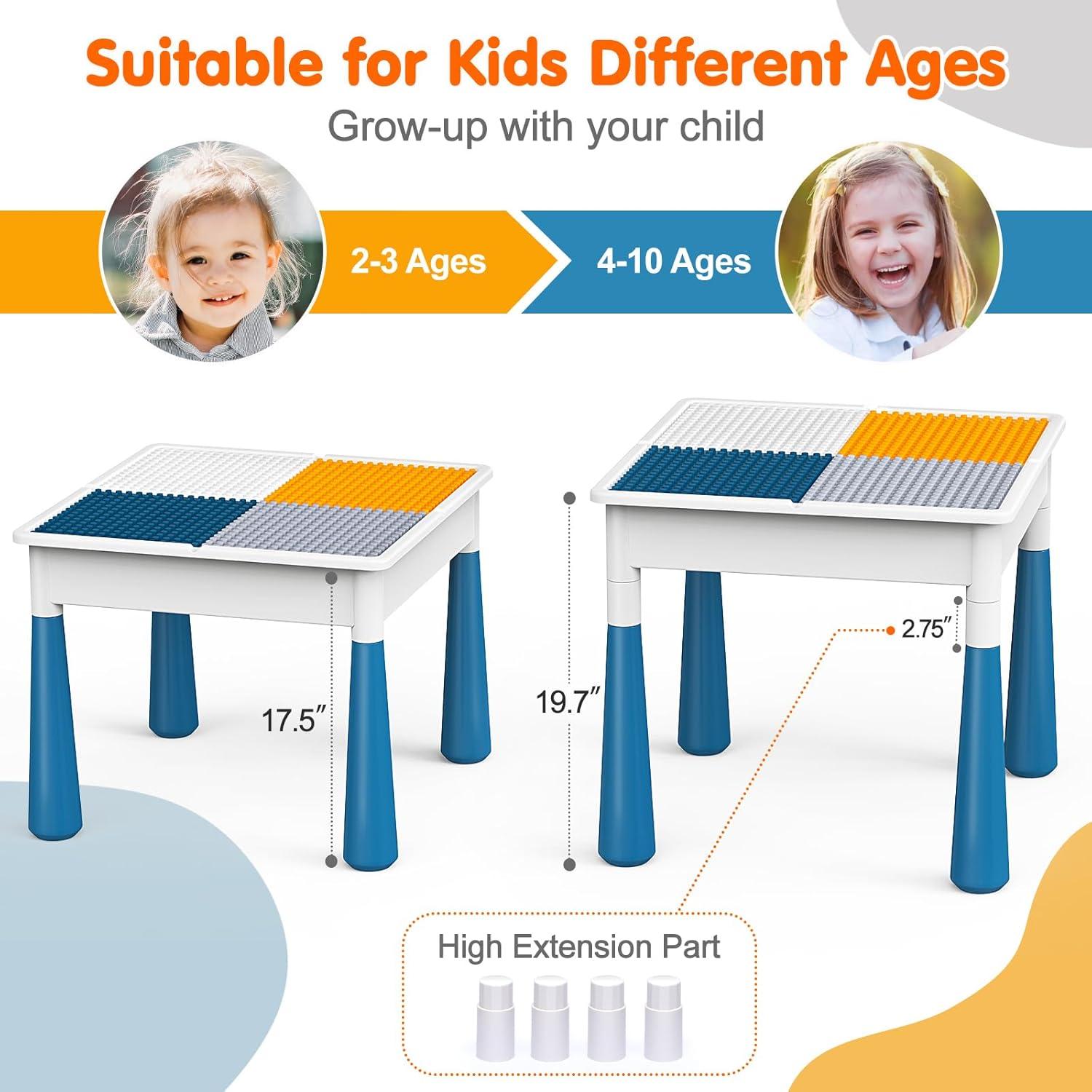 Mesa de Actividades Arscniek 7 en 1 con 152 Piezas