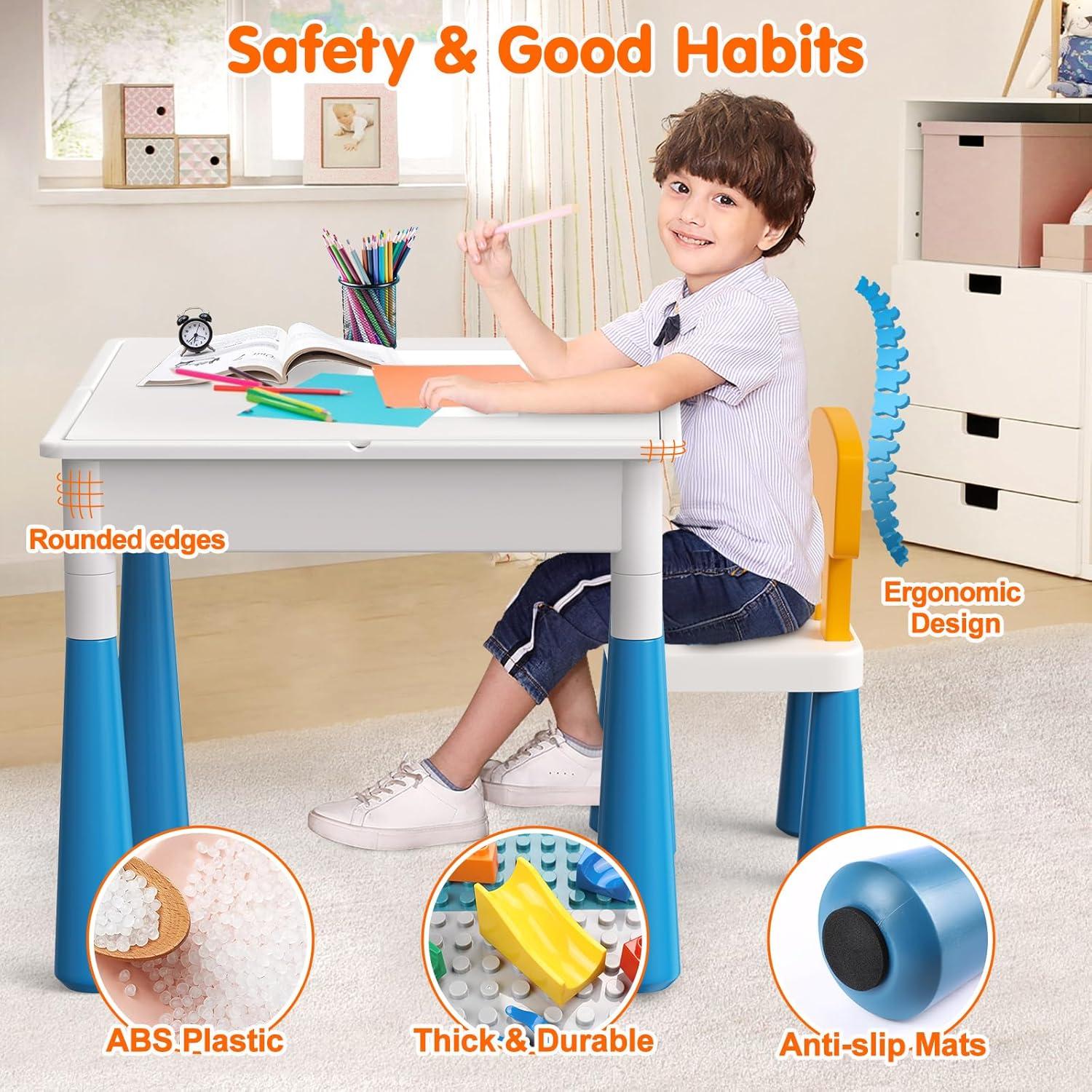 Mesa de Actividades Arscniek 7 en 1 con 152 Piezas