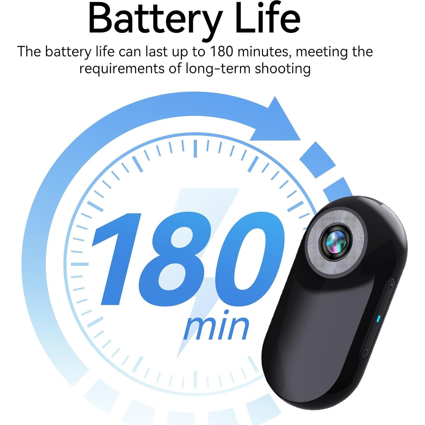 Mini Cámara Corporal Xilecam M300D 1080P con Tarjeta 32GB