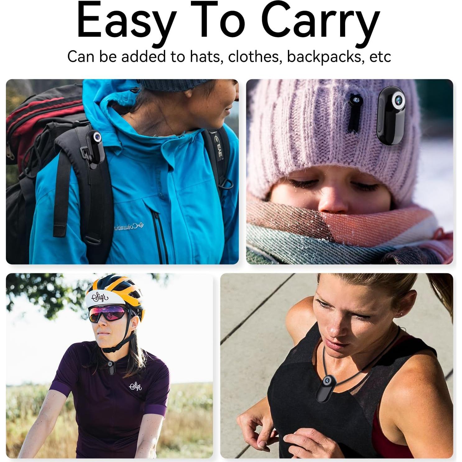 Mini Cámara Corporal Xilecam M300D 1080P con Tarjeta 32GB