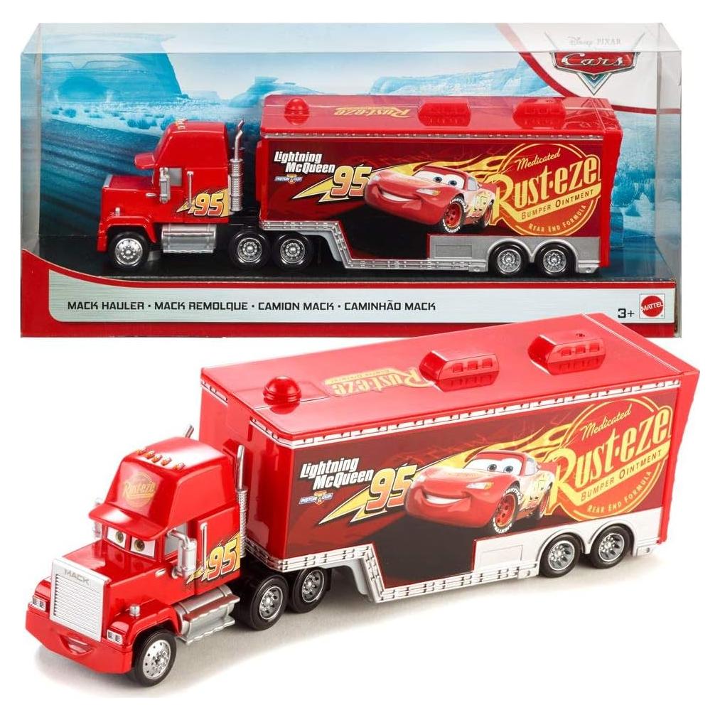 Transportador Mack Disney Pixar Cars 1:55 con rampa