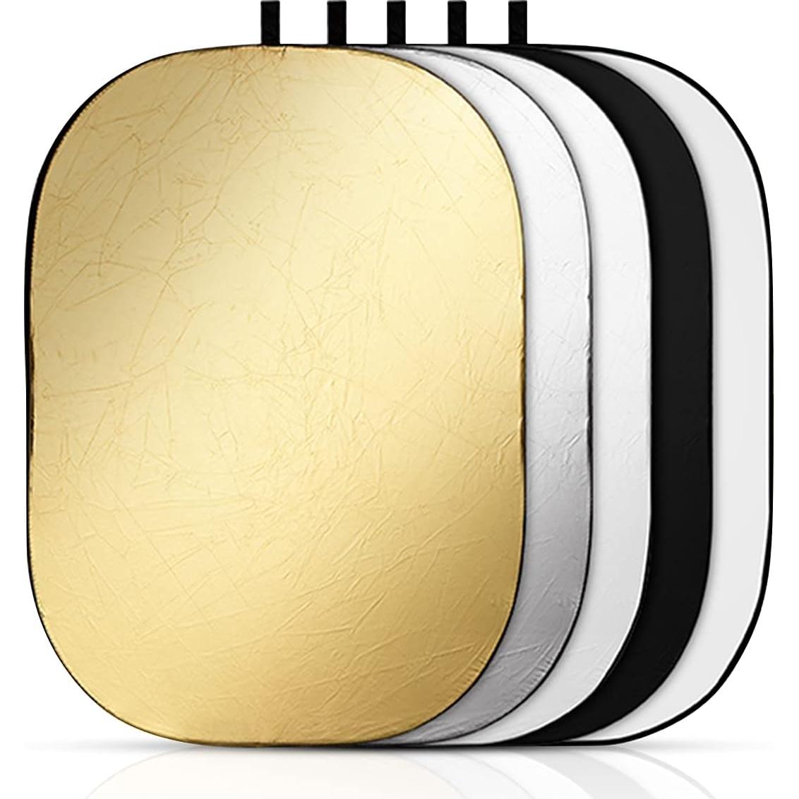 Reflector de Luz Fotográfica Plegable Godox 60x90cm 5-en-1