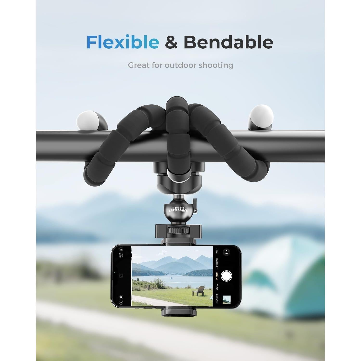 Trípode Flexible Acuvar 6.5" para Cámaras GoPro - Soporte Estable