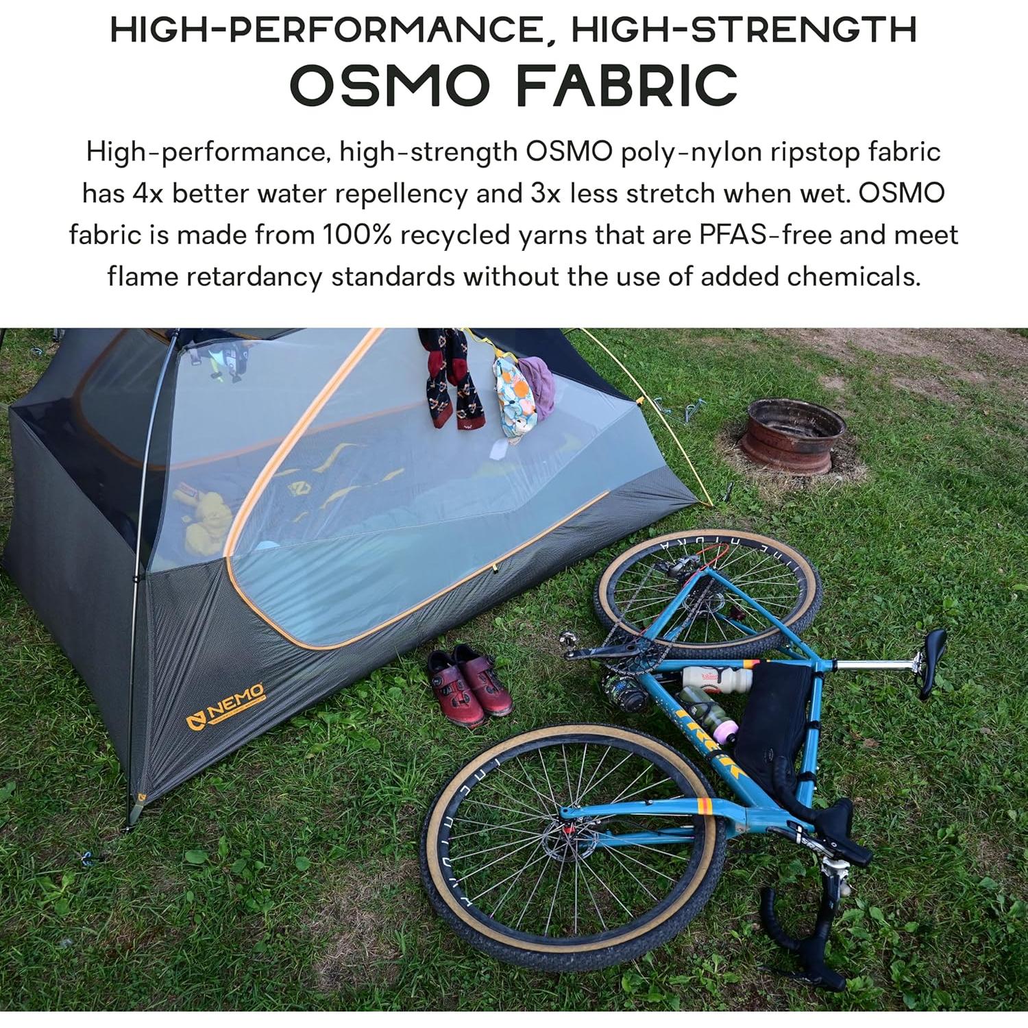 Tienda de Bikepacking Ultraligera NEMO Dragonfly OSMO 1 Persona