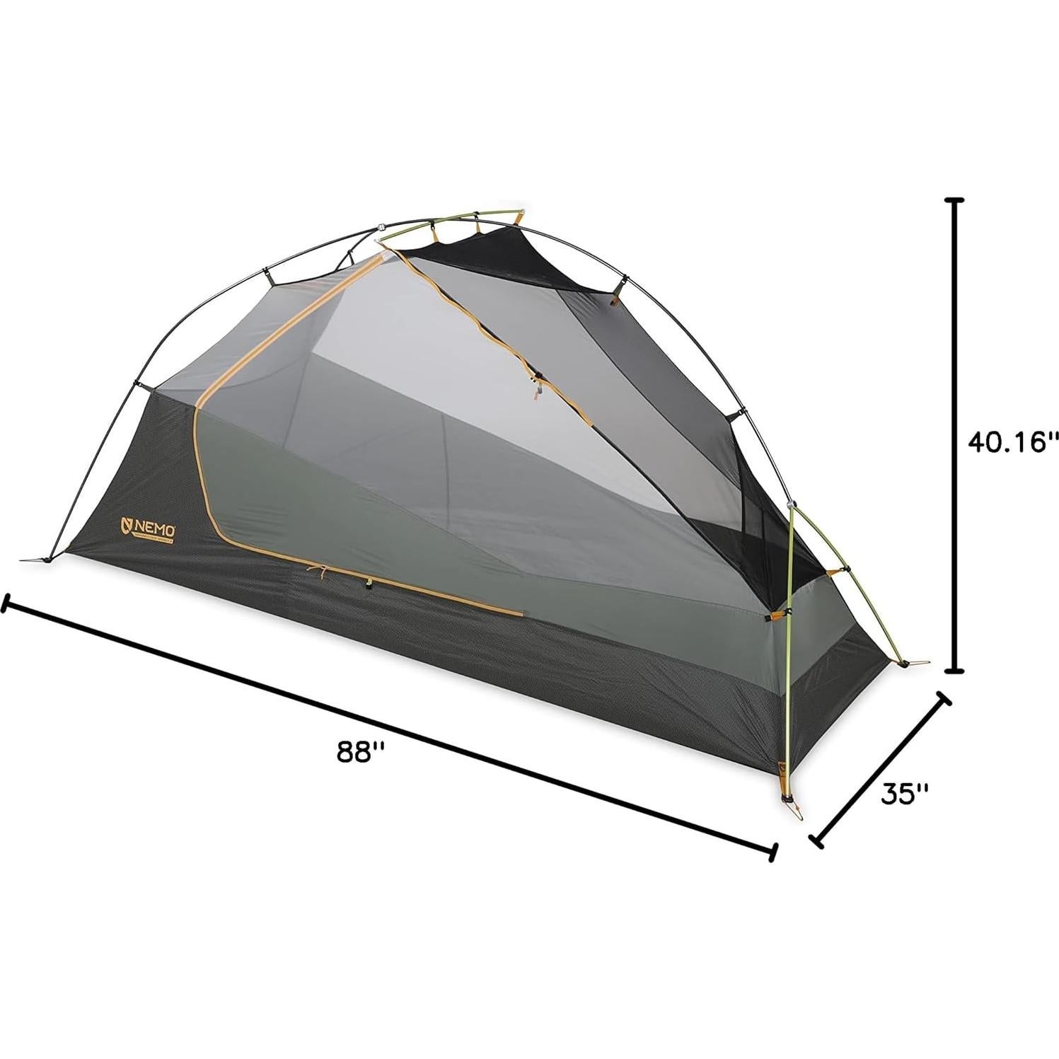 Tienda de Bikepacking Ultraligera NEMO Dragonfly OSMO 1 Persona