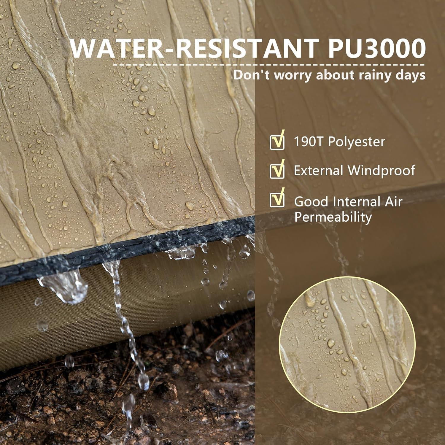 Tienda de Camping BISINNA 2 Personas Impermeable 3 Temporadas