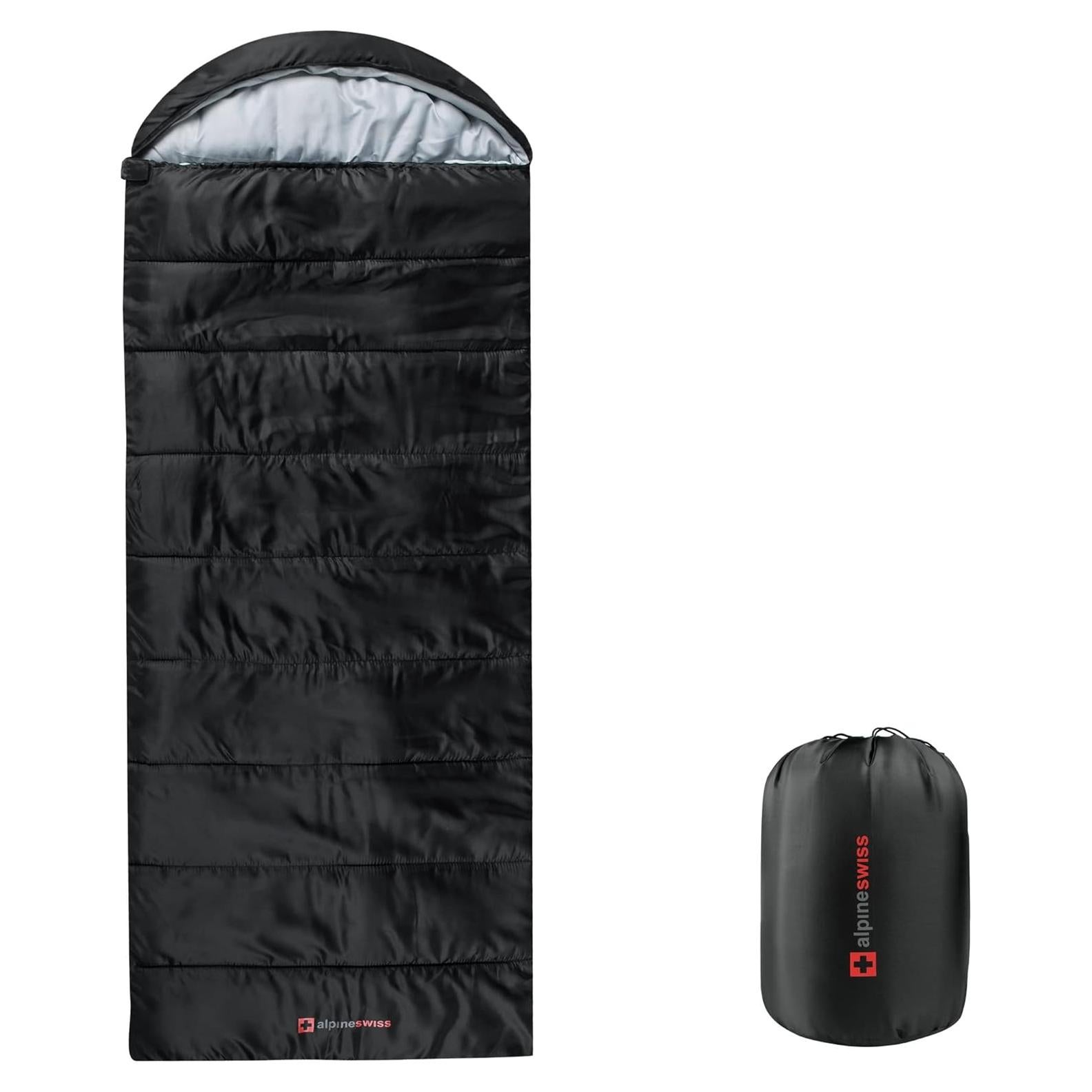 Saco de Dormir Alpine Swiss 0°C Ligero Impermeable Adulto