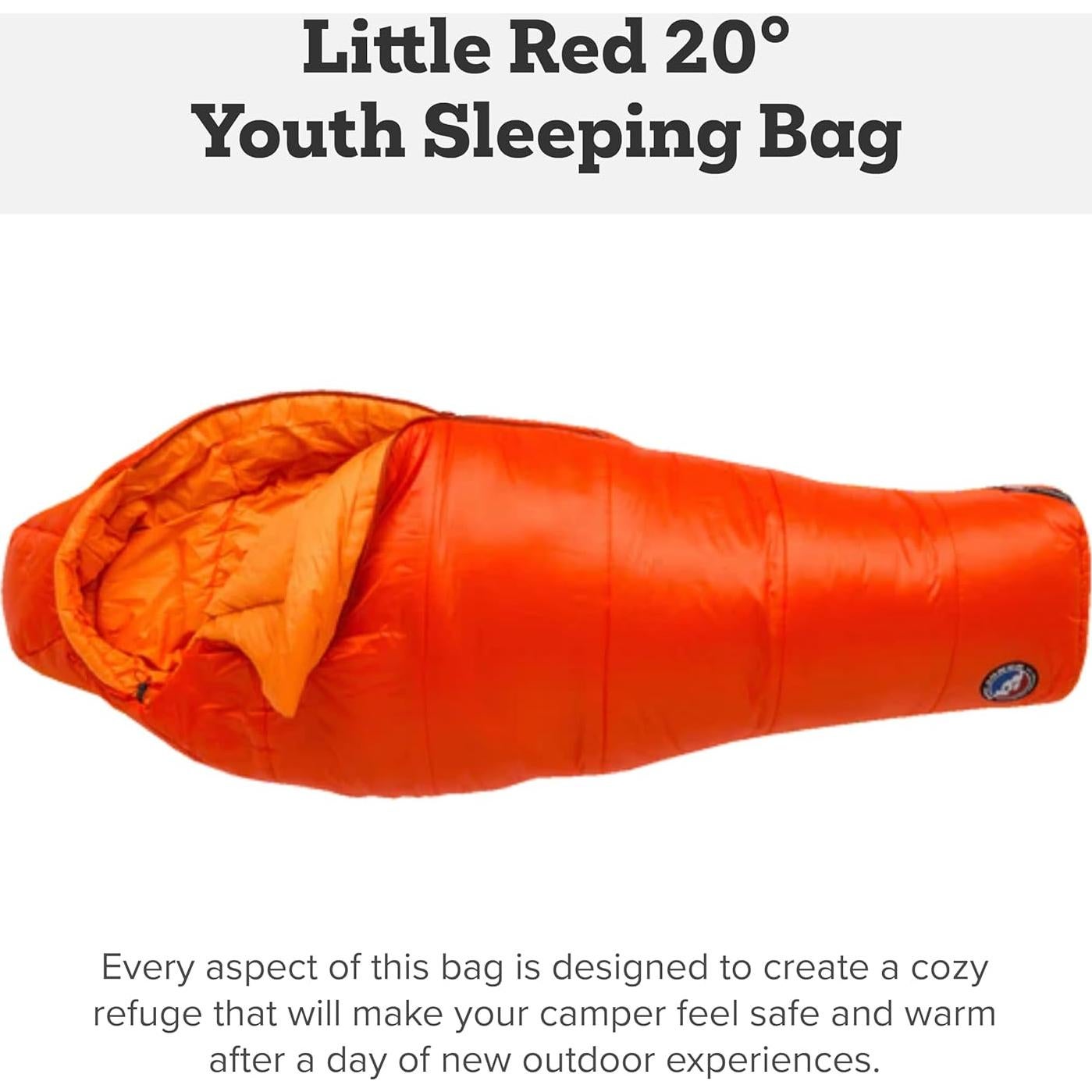 Saco de Dormir Juvenil Big Agnes 20 Grados para Niños