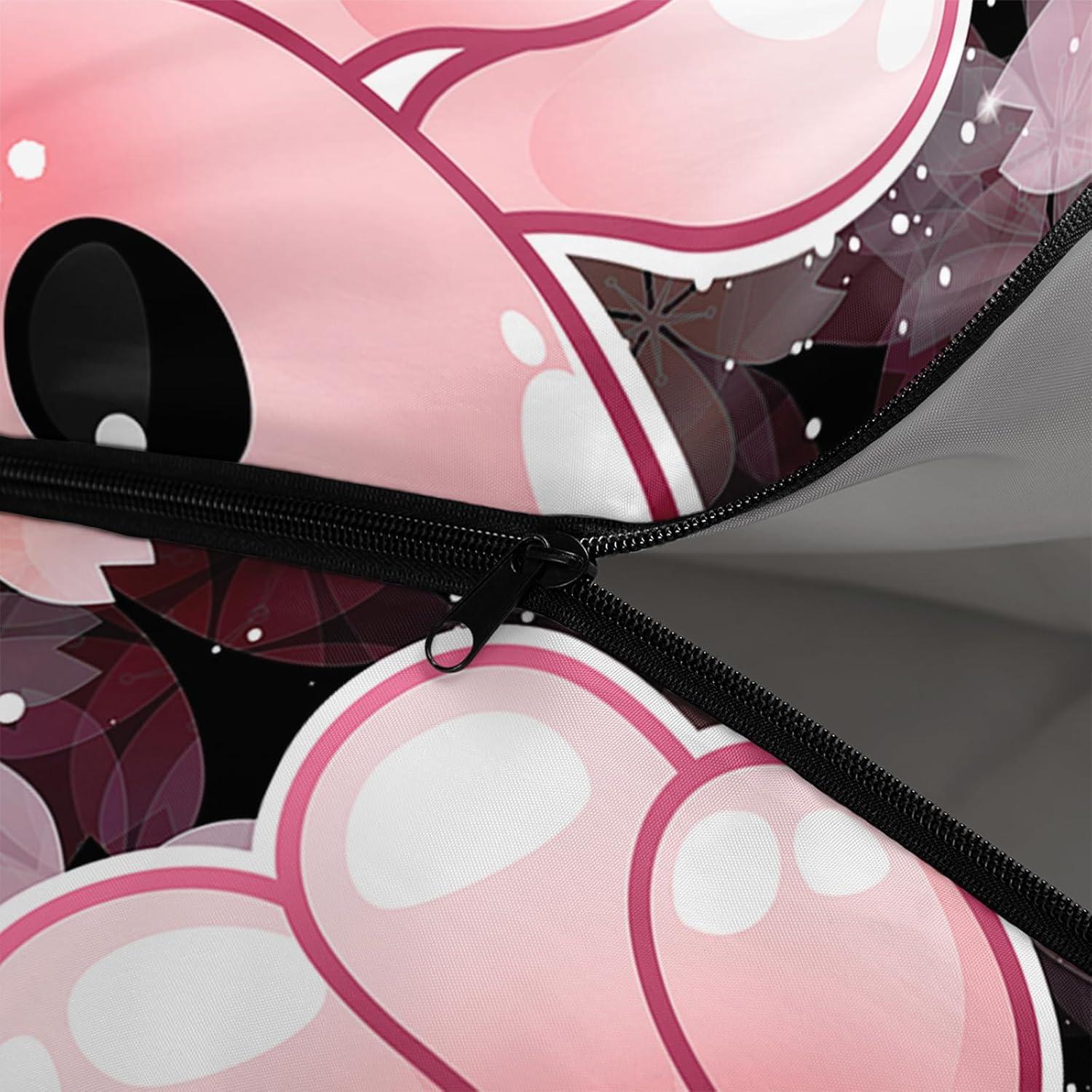 Saco de Dormir QOOMO Axolotl Cherry Blossom 3 Temporadas 229x79cm