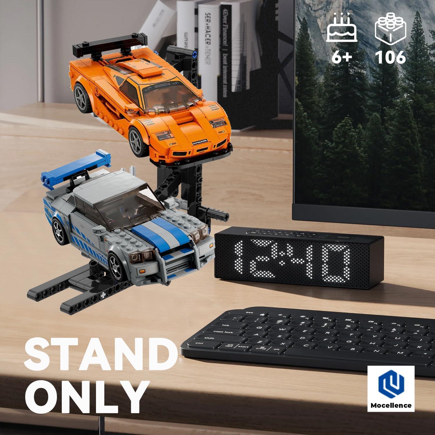 Soporte de Exhibición Lego Speed Champion Mocellence 2 Capas