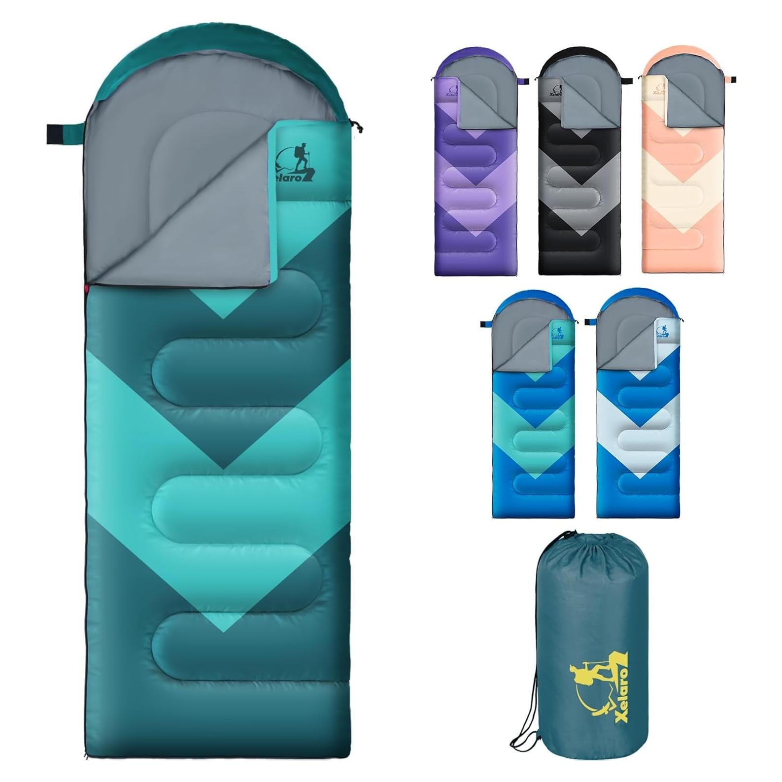 Saco de dormir Xelaro rectangular 3 estaciones 220x80cm