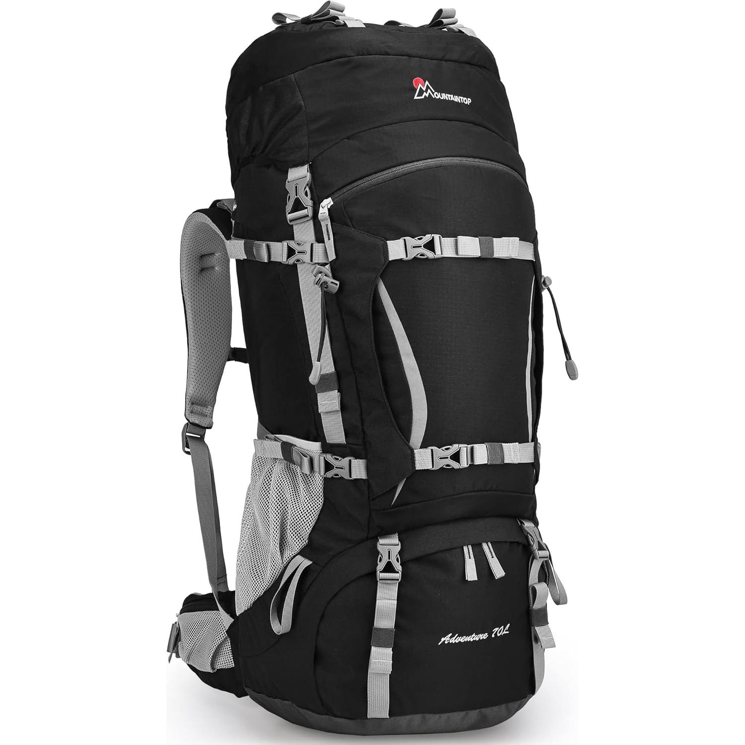 Mochila de Senderismo MOUNTAINTOP 70L con Marco Interno y Funda